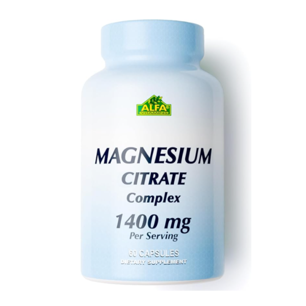 Citrato de magnesio 1400 mg Alfa