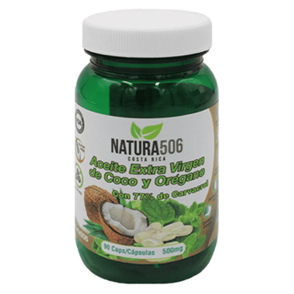 Aceite Extra Virgen de Coco y Orégano