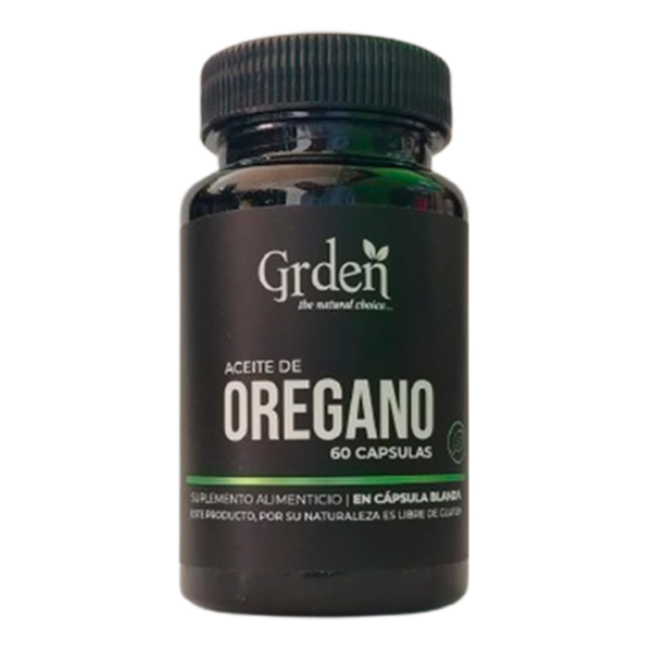 Aceite de Orégano con Aceite de Coco 60 Cápsulas
