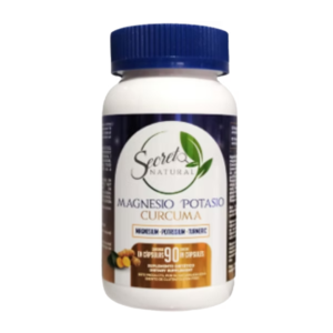 Magnesio, Potasio y Cúrcuma Secreto Natural