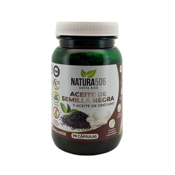 Aceite de Semilla Negra y Aceite de Orégano Natura 506